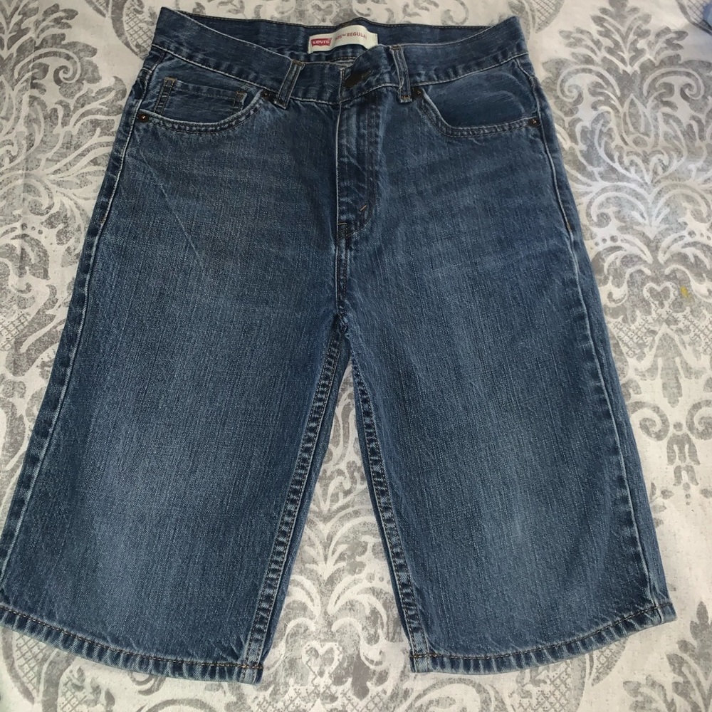 Blue Denim Shorts